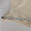 Coiplanet Top Womens Cream Sleeveless Knit Slim Fit Tank