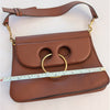 JW Anderson Pierce Brown Leather Medium Handbag Shoulder Bag