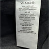 Vince Linen Blend Belted Cargo Cropped Pants Black Size M