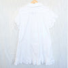 J.Crew Amelia Shirt Dress BY923 in Cotton Poplin Womens S White Ruffle Mini