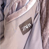 Zara Silver Sequin Bomber Jacket Unisex Mens Womens L Oversized Long Sleeve