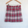 J.Crew BD524 Pleated Mini Skirt in Vintage Plaid Womens 6 Wool High-waisted NWT
