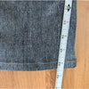 Frame Le Baggy Palazzo Wide Leg Jeans Womens 28 Dark Gray Flocked Full Length