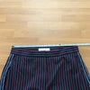 See by Chloe Navy Striped Cotton Tapered Ankle Pants Size 44 US 12