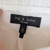 Rag & Bone Irina Ponte Shorts Womens XL White Jersey Pleated High-rise Bermuda