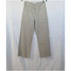 Just Black Denim Nautical Wide Leg Jeans Green Gray Patch Pockets Size 27