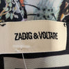 Zadig & Voltaire Floral Skull 100% Silk Scarf
