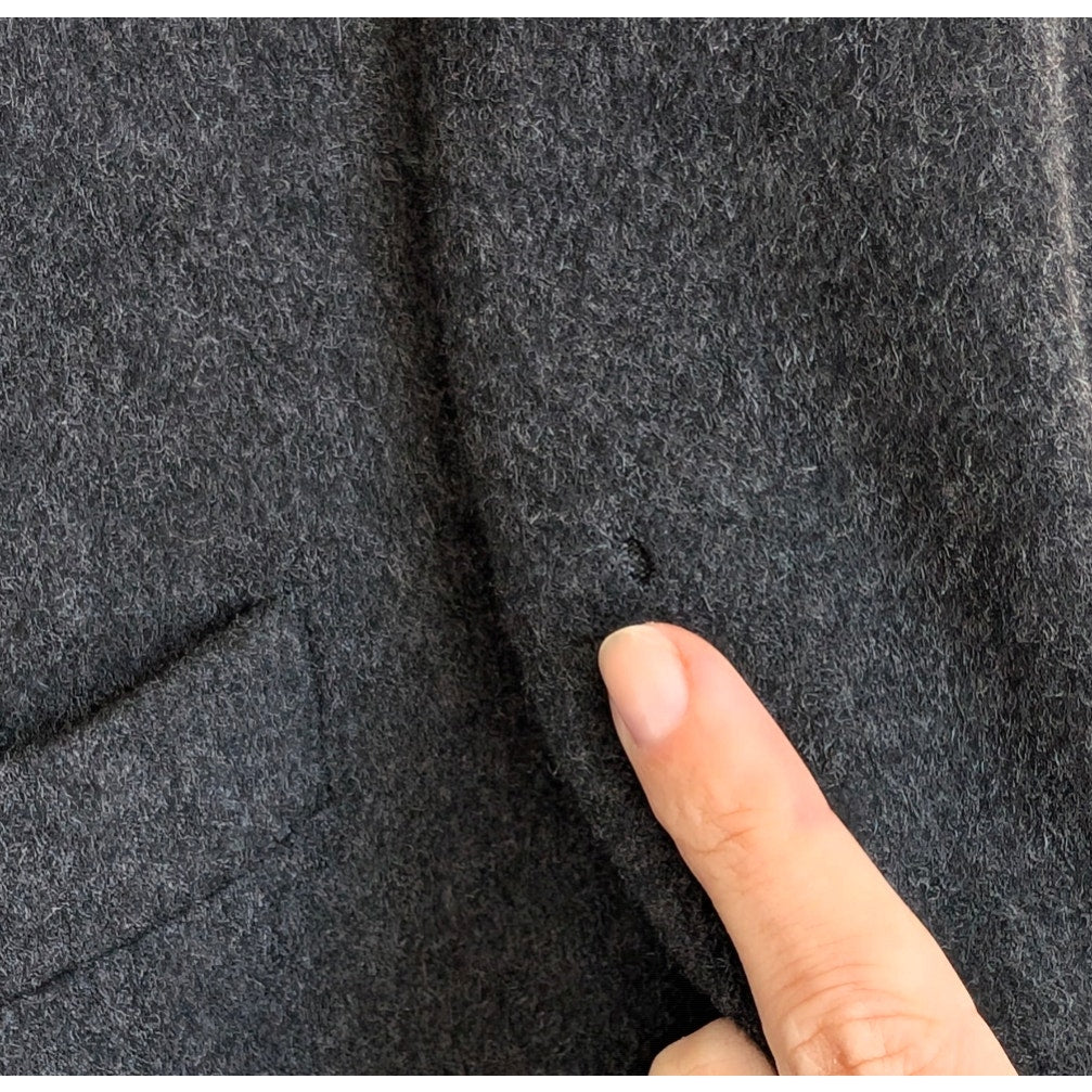 Joseph & Lyman Gray 100% Cashmere Wool Single-Breasted Blazer Jacket, size L