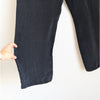 Yasemin Ozeri 2PC Set Black Liquid Butter Double-breasted Blazer M Dress Pants S