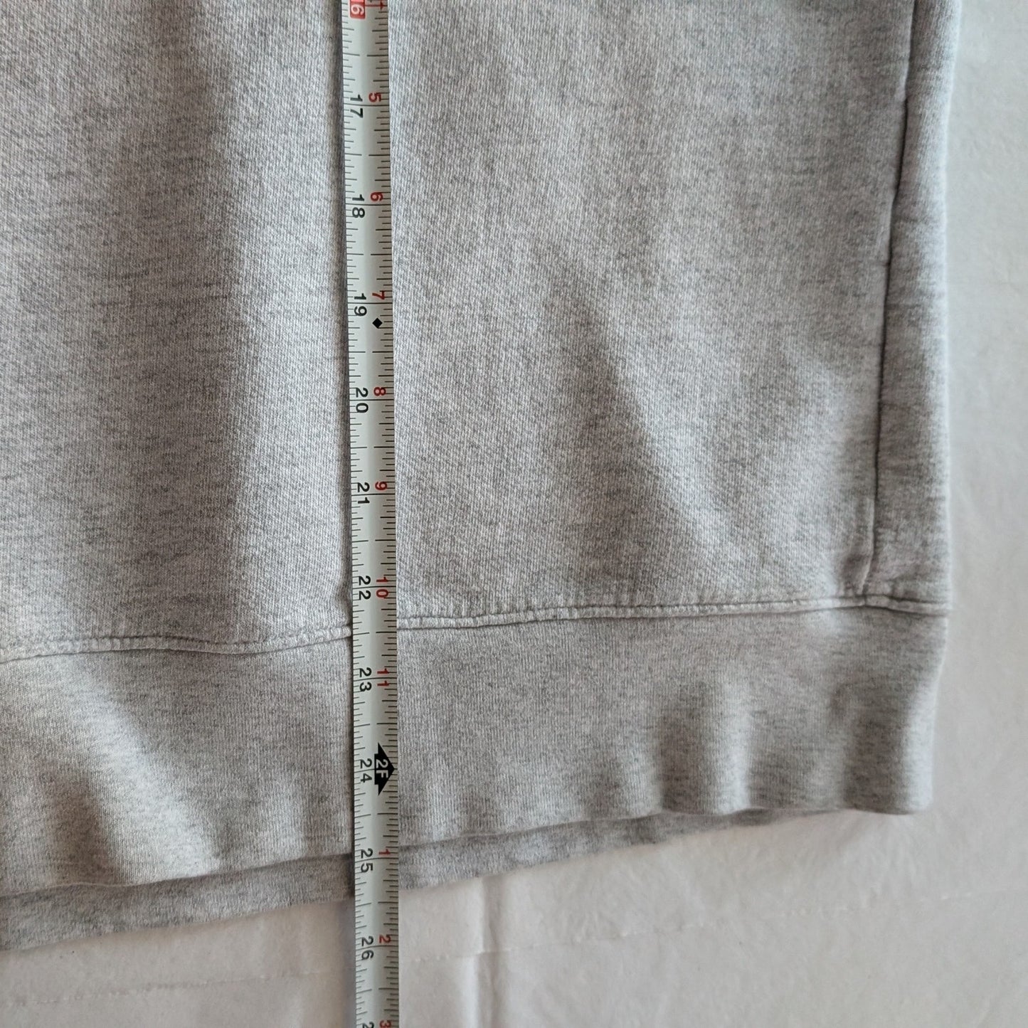 A.P.C. San Francisco Printed Gray Cotton Long Sleeve Pullover Hoodie, size L