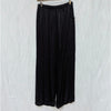 Nation LTD Riviera Pants Womens S Black Satin Mid-rise Wide Leg Palazzo Relaxed