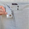 J. McLaughlin Pants Womens 8 Gray High-rise Straight Leg Chino Dress