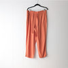 & Other Stories Orange Tapered Lightweight Trousers Pants, Size 12