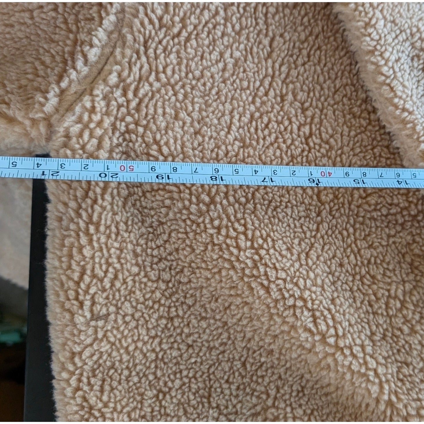 J.Crew Relaxed Tan Teddy Topcoat in Sherpa Blend BW157, Size XS