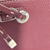Loro Piana Wine/Burgundy 100% Lambskin Leather Small Bag