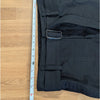 Vince Linen Blend Belted Cargo Cropped Pants Black Size M