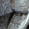 COS Charcoal Striped Alpaca Wool Blend Crewneck Long Sleeve Relaxed Sweater XS