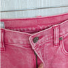 Gap High-rise Stride Ankle Jeans Womens 29/8T Sugar Pink Denim Wide Leg