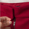 COS Red Wool Blend High Rise Straight Leg Trouser Pants, size EU34/US4