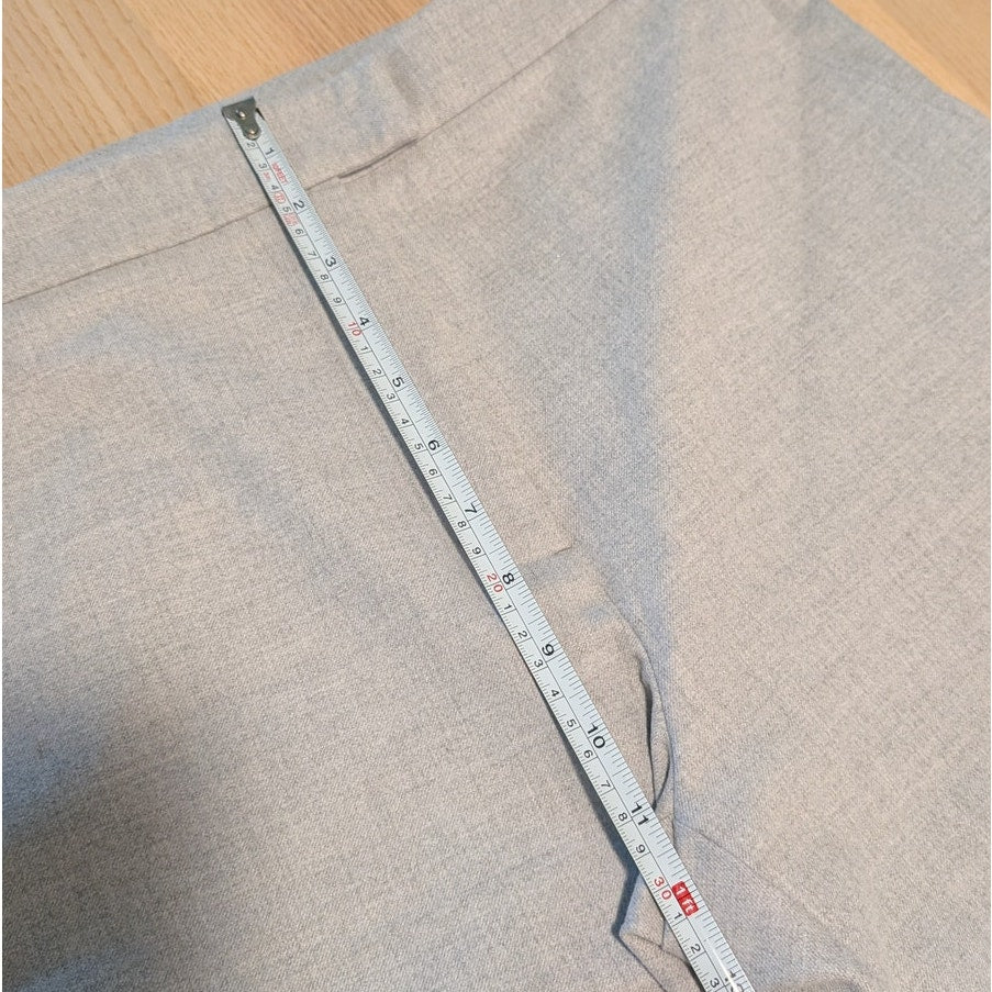 J. McLaughlin Pants Womens 8 Gray High-rise Straight Leg Chino Dress