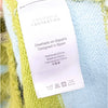 Compania Fantastica Fluffy Textured Knit Sweater in Green Striped Print, size S