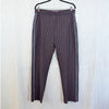 See by Chloe Navy Striped Cotton Tapered Ankle Pants Size 44 US 12