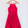 Avery G Red Ball Gown Prom Formal Evening Satin Long Sleeveless Dress, size 6
