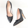 Gucci Charlotte Model N6 Leather Nappa Bow Accents Pumps Womens EU 40/US 10 NWT
