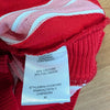 Eva Franco Mimma Harlequin Pink Red Striped Sleeveless Knit Top Size M