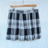 Charles Jeffrey Loverboy Tartan-print Pleated Cotton-Twill Mini Skirt, size XL