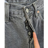 Levi's 501 Original Chaps Two-Tone Black Jeans Women's W28 L30 A7501-0000