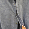 NWOT Richard Nicoll Soft Cotton Blue Button Down Hidden Placket Shirt, size L/40