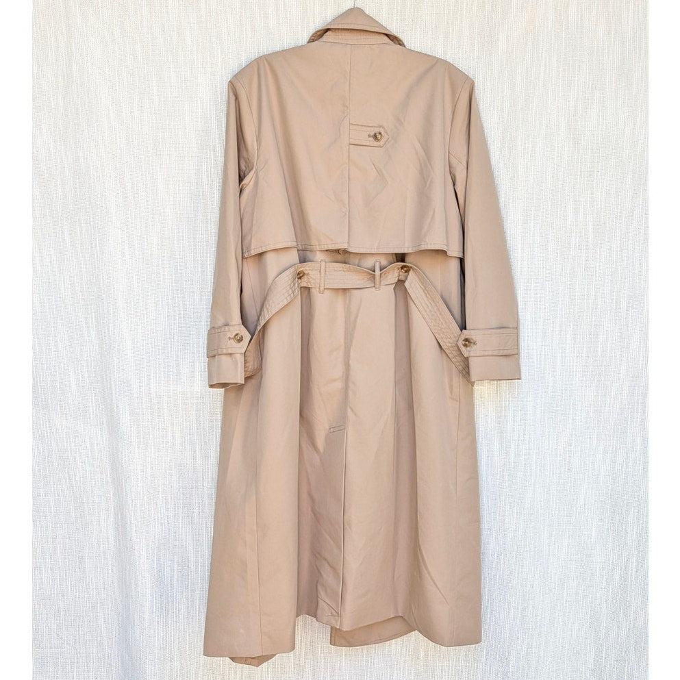 Banana Republic Essential/Timeless Double-breasted Trench Womens L Tan NWT