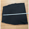 Sezane Black Asymmetric Wrap Mini Skirt Size XS
