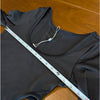 NWT Frankies Bikinis Felix Black Straight Fit Side Cutouts Bodysuit, size S