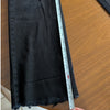 RE/DONE Stove Pipe Black Denim High-rise Raw Hem Cropped Jeans, size 25