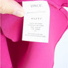 Vince. Pink Split Neck Short Sleeve Blouse Relaxed Fit Dress, size XS