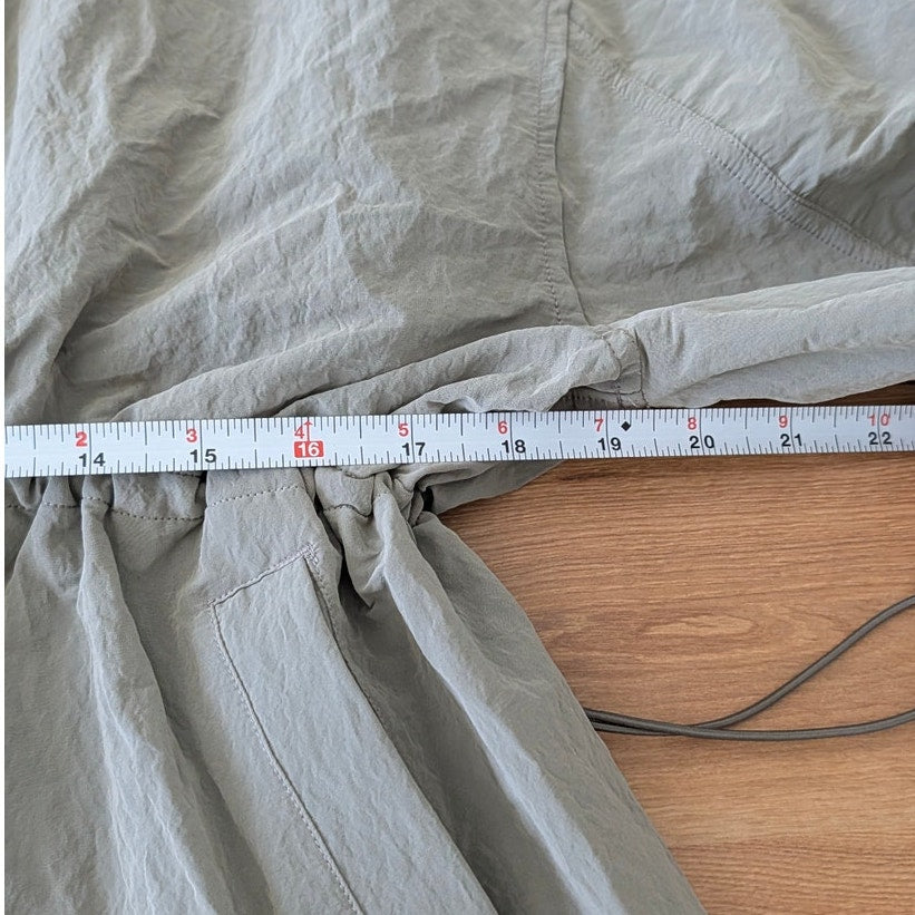 Lululemon Crinkle Nylon Cinchable Jacket W3JDKS Womens XL Water-repellent Zip