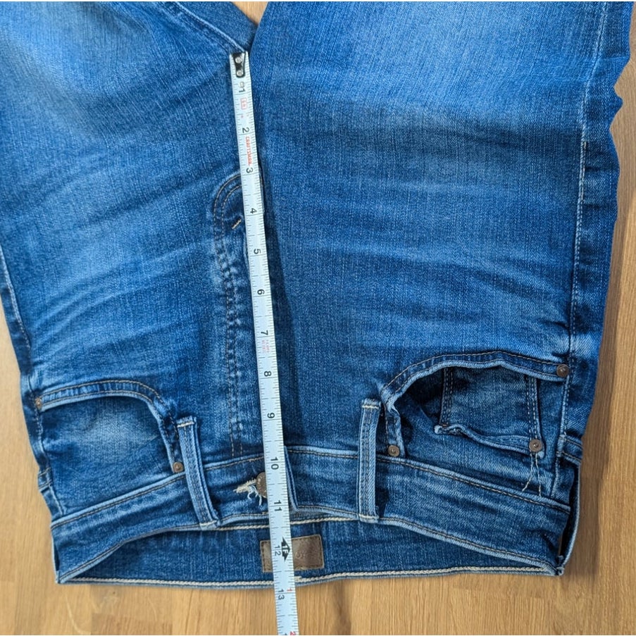 MOTHER The Tripper Flood High Rise Ankle Straight Jeans Sixth Sense 25