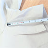 Vince Stitched-belt Lamb Leather Shorts Womens 10 Light Dove High-rise