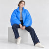 YZY GAP Round Puffer Jacket Blue Women's Size M