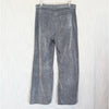Frame Le Baggy Palazzo Wide Leg Jeans Womens 28 Dark Gray Flocked Full Length