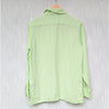 Brooks Brothers Green 100% Linen Button-Down Casual Shirt, size 4