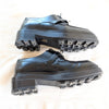 Hermès Derby First Oxford Womens EU 39/ US 8.5 Black Leather Logo Kelly Buckle