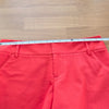 Alice + Olivia Cady Short Womens 10 Red Cotton Mid-rise Tailored Mini