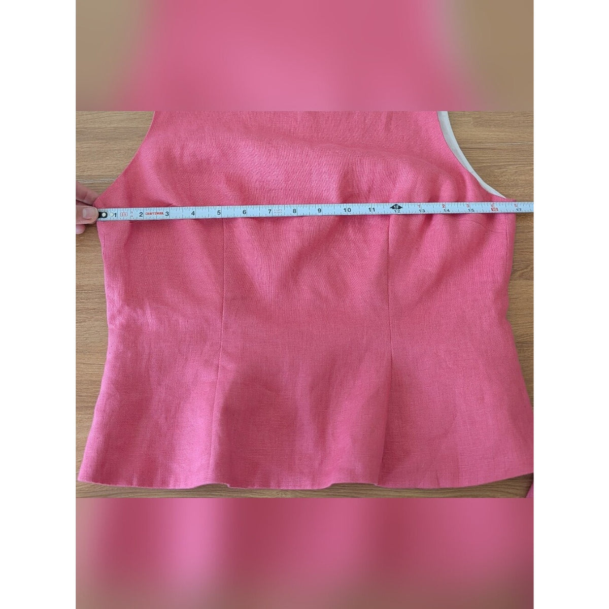 NWOT Reformation Moya Linen Top and Skirt Two-Piece Set Pink, Size 4