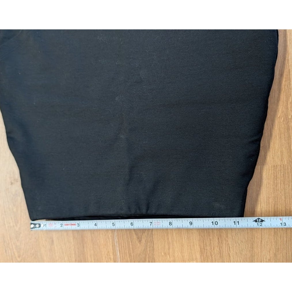 Sezane Black Asymmetric Wrap Mini Skirt Size XS