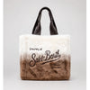 MC2 Saint Barth Bag Brown Gradient Furry Flavea Faux Fur Handbag Top Handle Tote