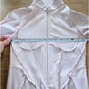 BetterMe BTTRM Sleek Shorts Catsuit Womens M Pink Second Skin Zip Slim NWT