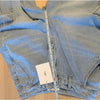 The Frankie Shop Kai Cargo Denim Pants Womens M Worn Wash High-rise Wide Leg NWT